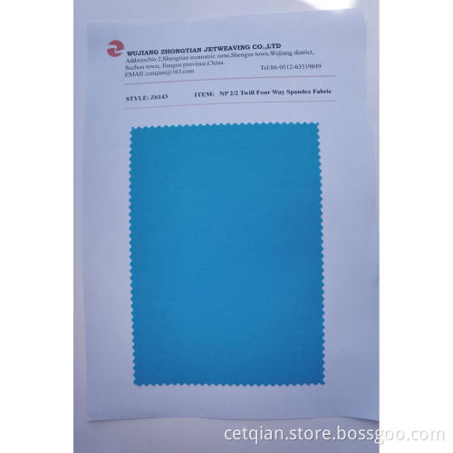 NP 2/2 Twill Four Way Spandex Fabric